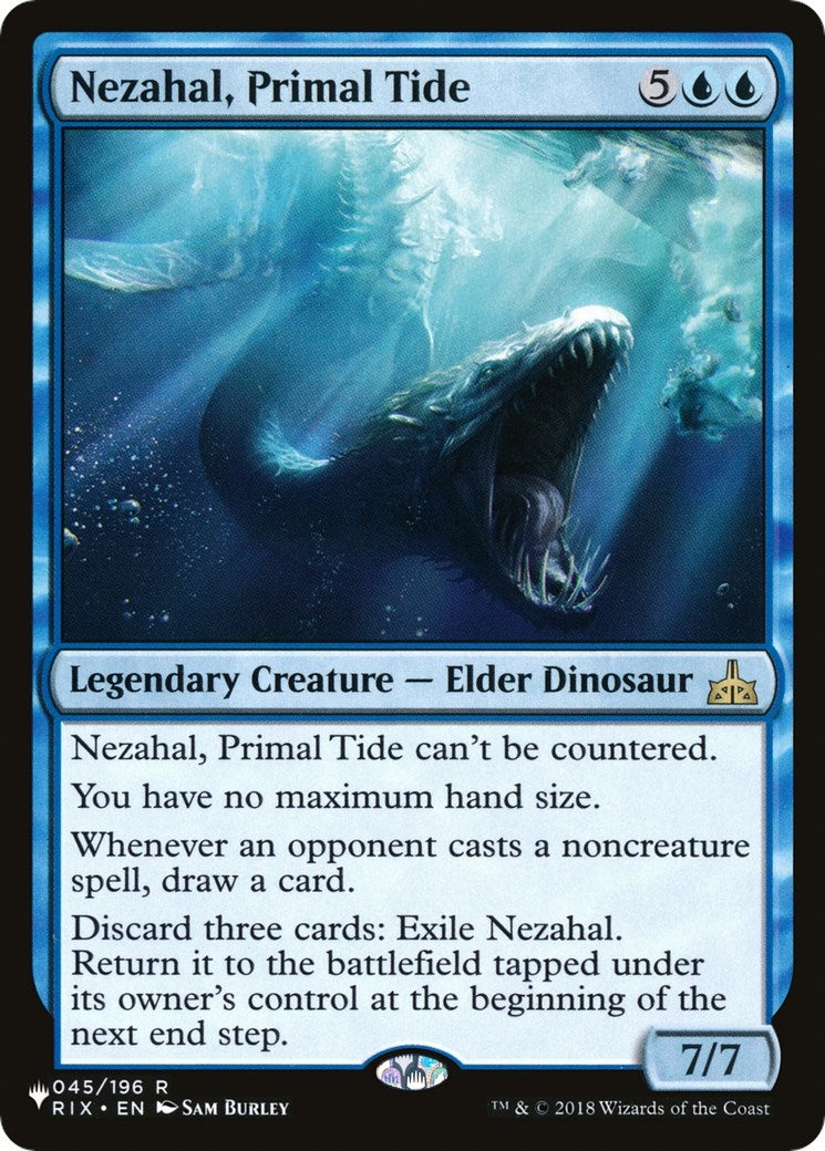 Image for Nezahal, Primal Tide (045/196) [The List Reprints] - Magic: The Gathering