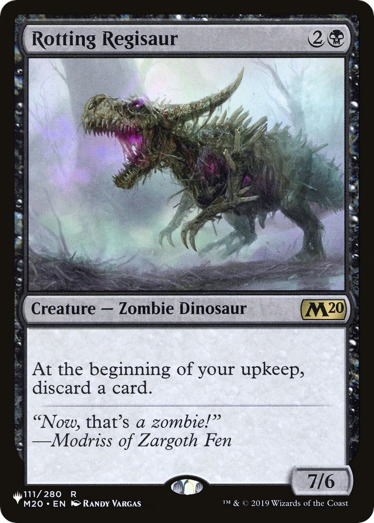 Image for Rotting Regisaur (111/280) [The List Reprints] - Magic: The Gathering