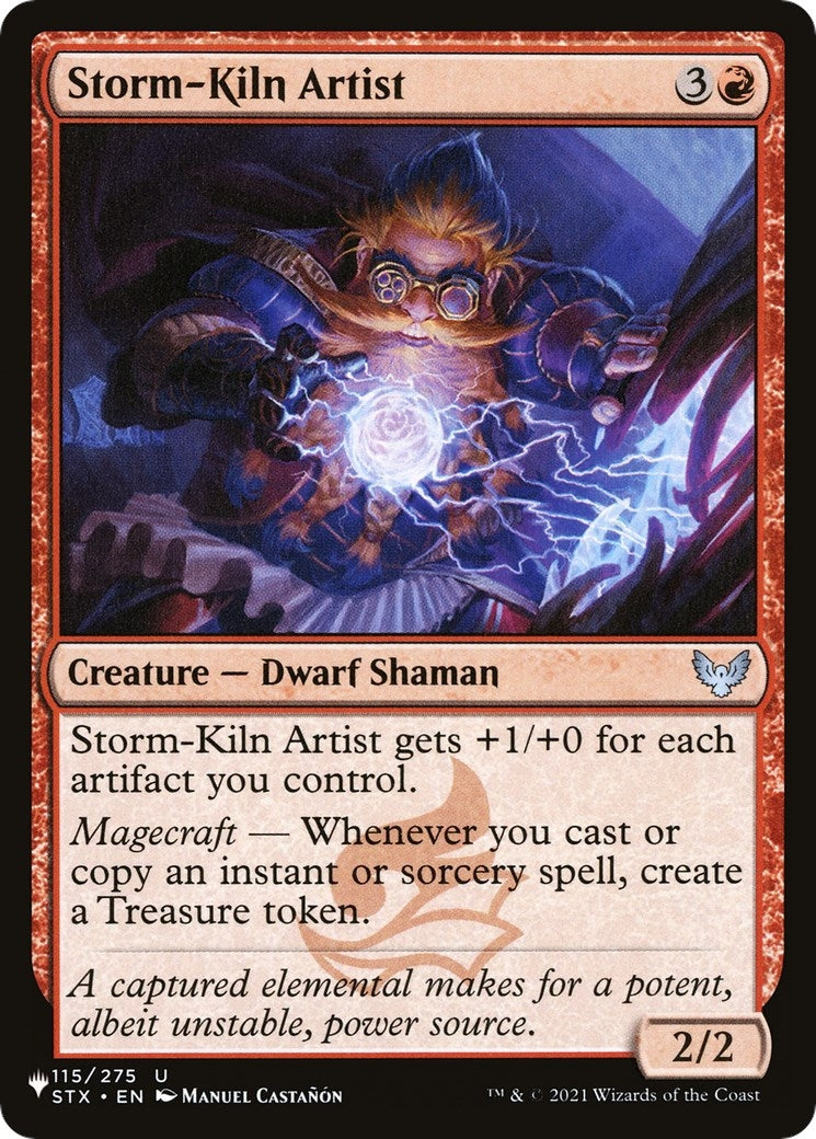 Image for Storm-Kiln Artist (115/275) [The List Reprints] - Magic: The Gathering