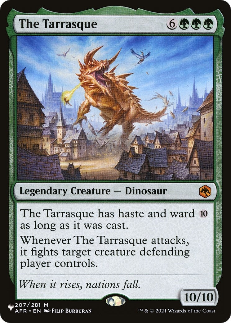 Image for The Tarrasque (207/281) [The List Reprints] - Magic: The Gathering