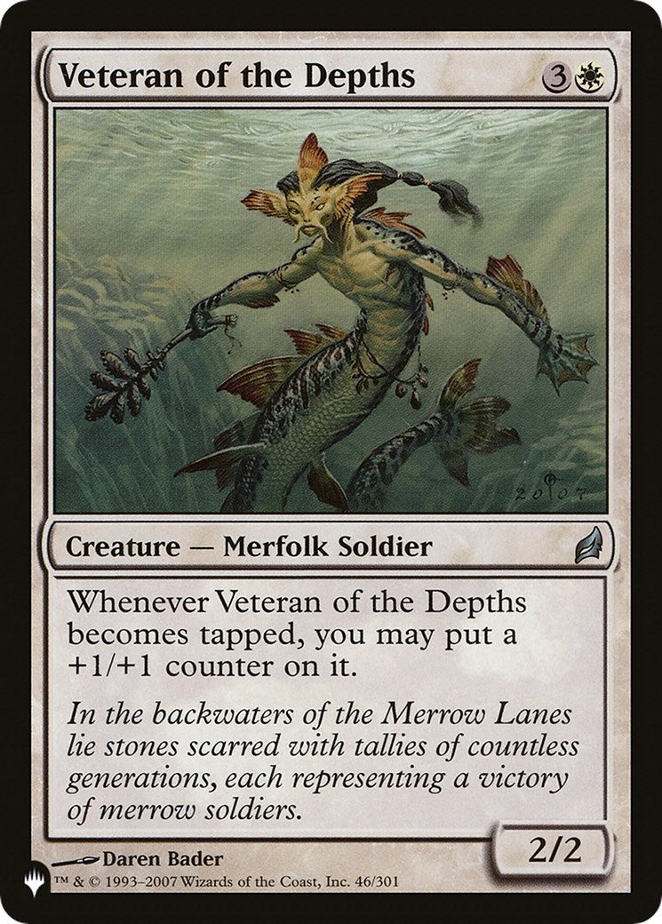 Image for Veteran of the Depths (46/301) [The List Reprints] - Magic: The Gathering