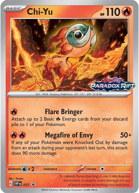 Image for Chi-Yu - 057 (Prerelease) (057) [SV: Scarlet & Violet Promo Cards] - Pokemon