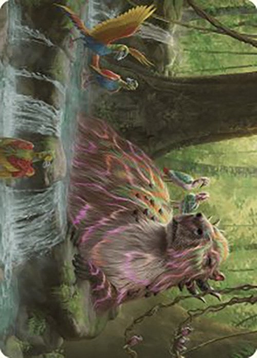 Image for Basking Capybara Art Card (22) [The Lost Caverns of Ixalan] - Magic: The Gathering