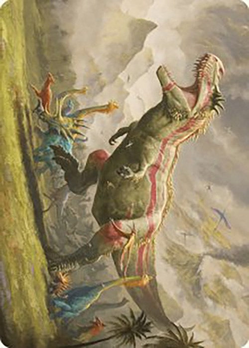 Image for Ghalta, Stampede Tyrant Art Card (24) [The Lost Caverns of Ixalan] - Magic: The Gathering