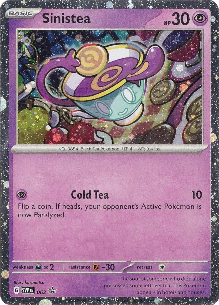 Image for Sinistea - 062 (062) [SV: Scarlet & Violet Promo Cards] - Pokemon