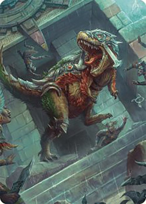 Image for Carnage Tyrant Art Card (66) [The Lost Caverns of Ixalan] - Magic: The Gathering