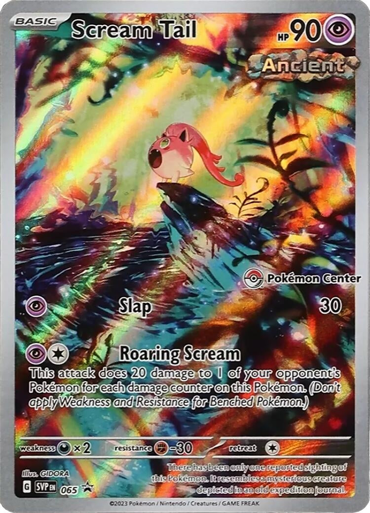 Image for Scream Tail - 065 (Pokemon Center Exclusive) (065) [SV: Scarlet & Violet Promo Cards] - Pokemon