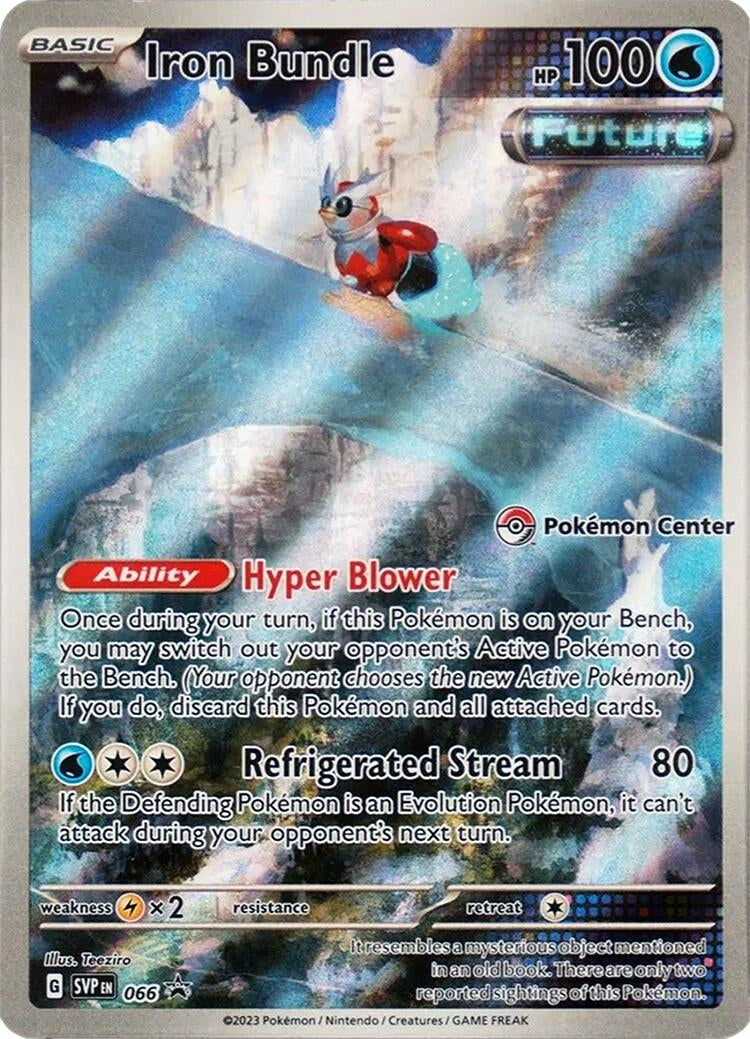 Image for Iron Bundle - 066 (Pokemon Center Exclusive) (066) [SV: Scarlet & Violet Promo Cards] - Pokemon
