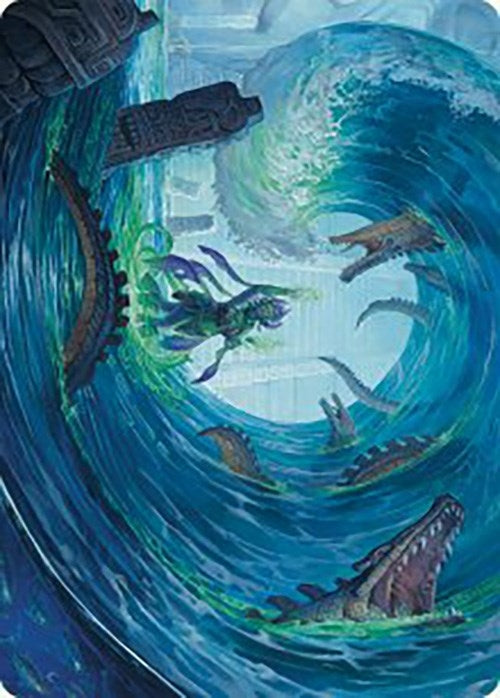 Wave Goodbye Art Card (76) [Art Series: The Lost Caverns of Ixalan]