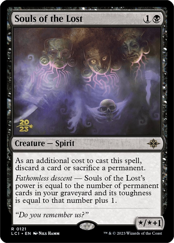 Image for Souls of the Lost (121) [Prerelease Cards] - Magic: The Gathering