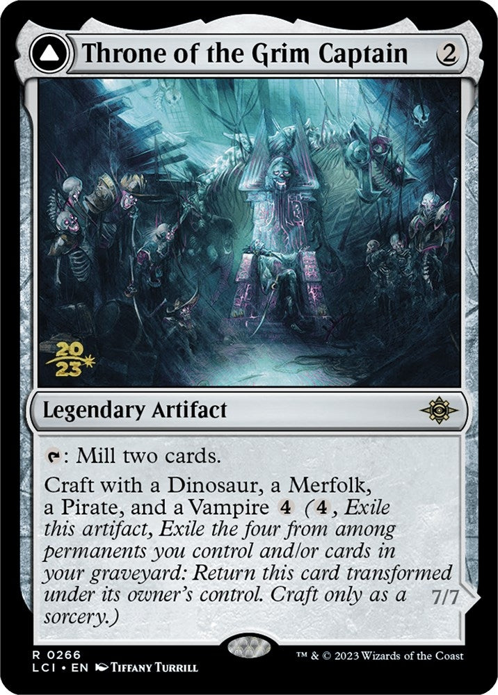 Image for Throne of the Grim Captain (266) [Prerelease Cards] - Magic: The Gathering