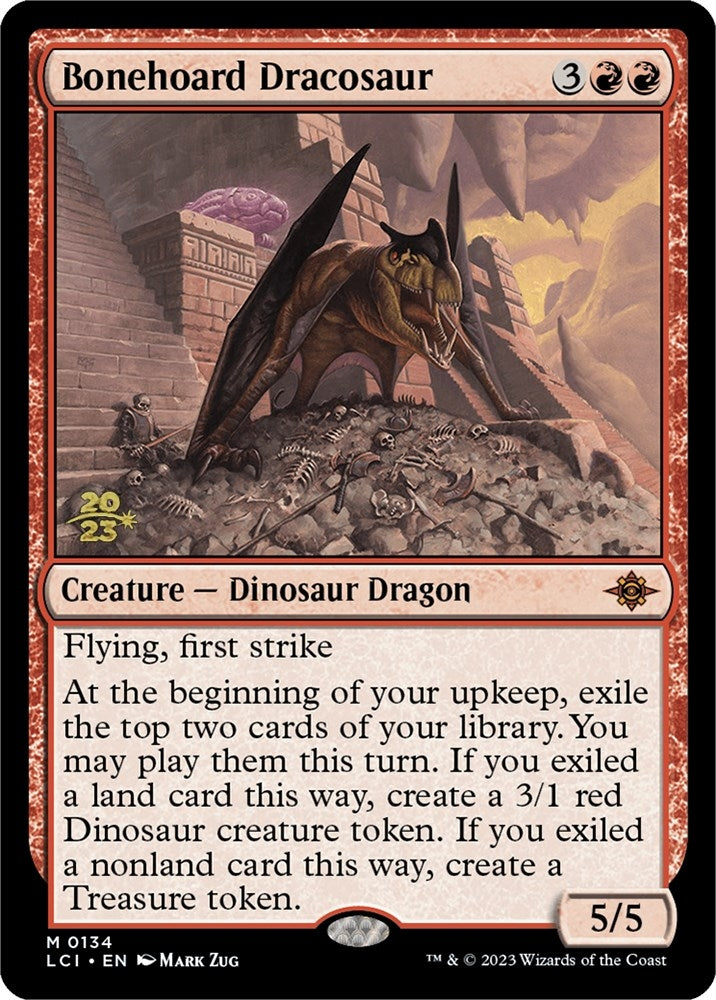 Image for Bonehoard Dracosaur (134) [Prerelease Cards] - Magic: The Gathering