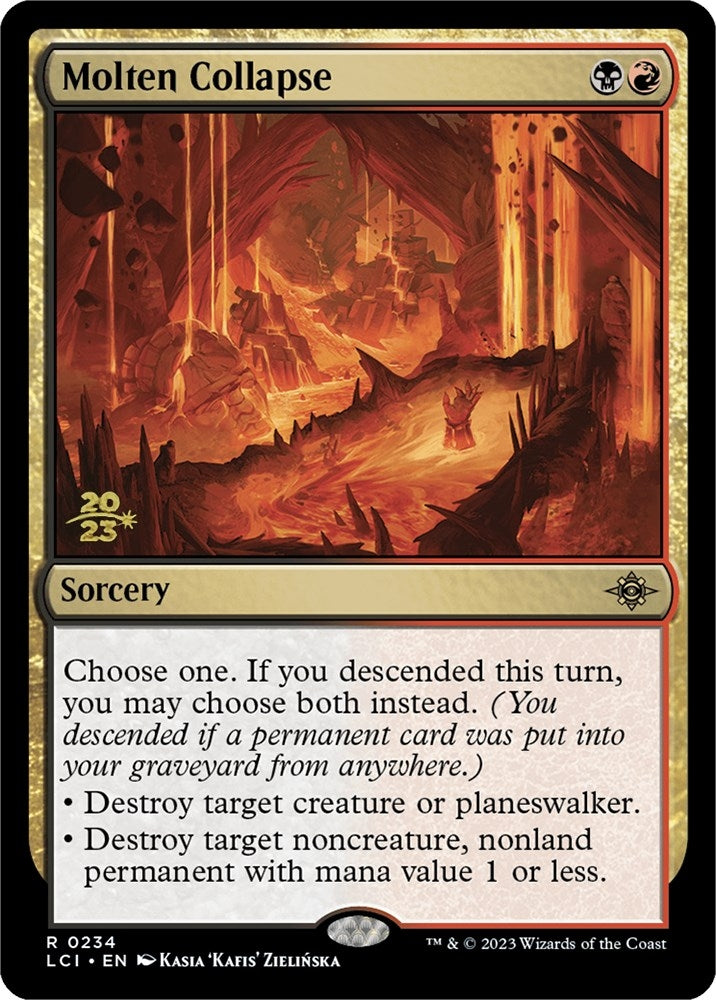 Image for Molten Collapse (234) [Prerelease Cards] - Magic: The Gathering