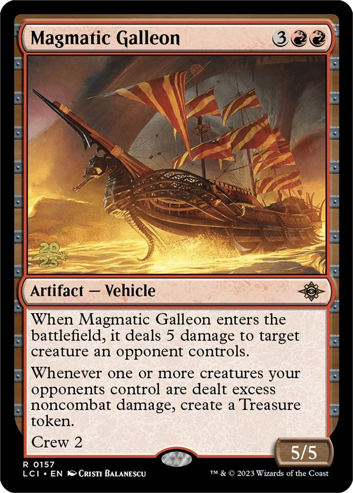 Image for Magmatic Galleon (157) [Prerelease Cards] - Magic: The Gathering