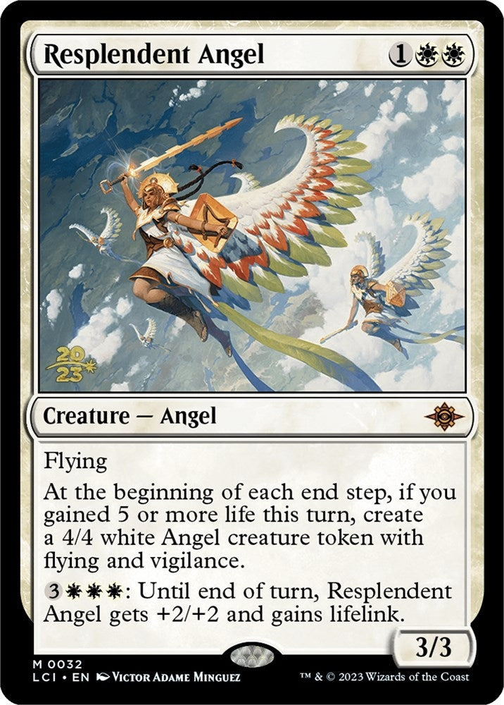 Image for Resplendent Angel (LCI) (32) [Prerelease Cards] - Magic: The Gathering