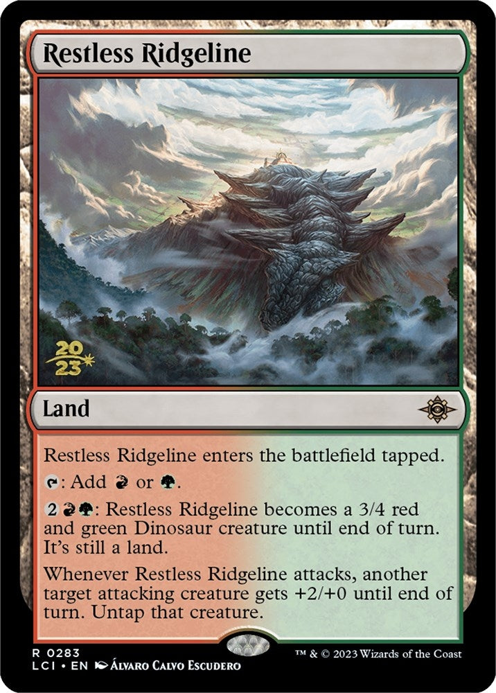 Image for Restless Ridgeline (283) [Prerelease Cards] - Magic: The Gathering