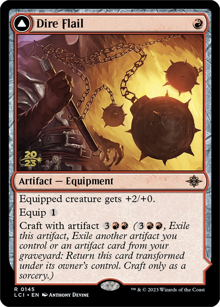 Image for Dire Flail (145) [Prerelease Cards] - Magic: The Gathering