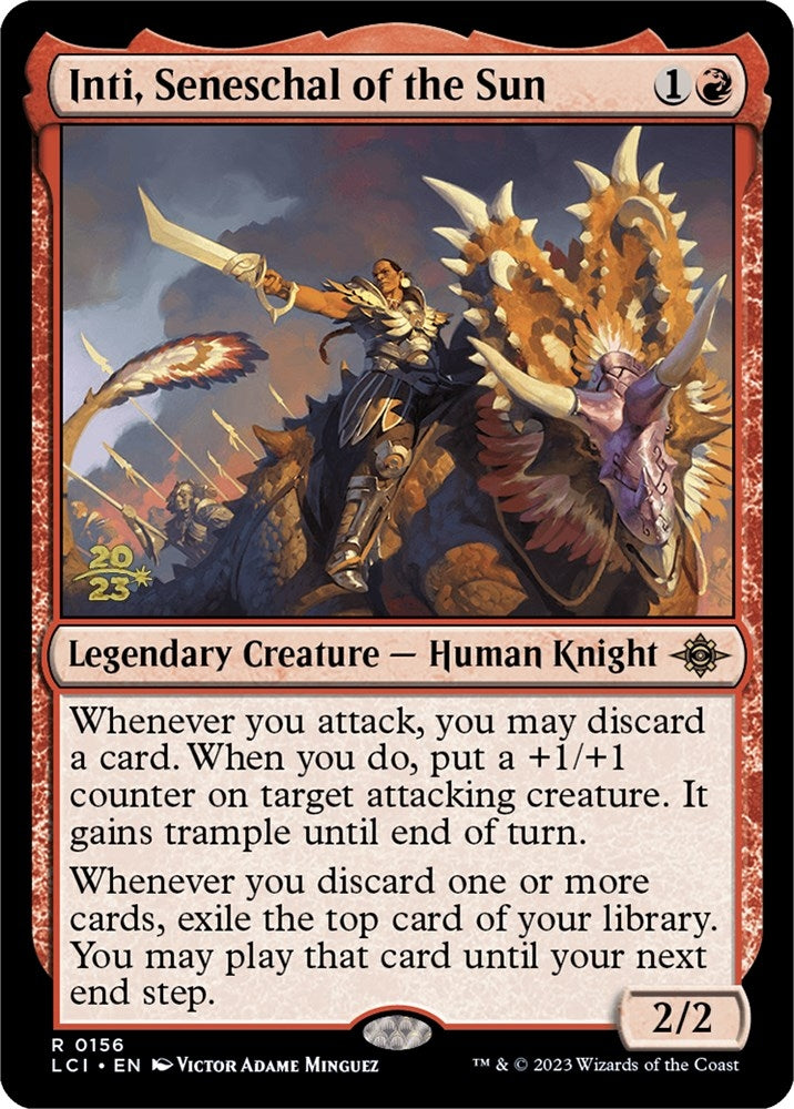Image for Inti, Seneschal of the Sun (156) [Prerelease Cards] - Magic: The Gathering