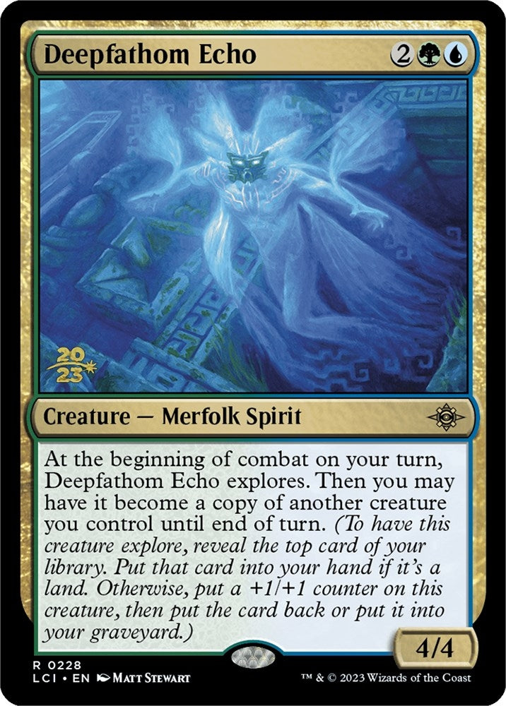 Image for Deepfathom Echo (228) [Prerelease Cards] - Magic: The Gathering