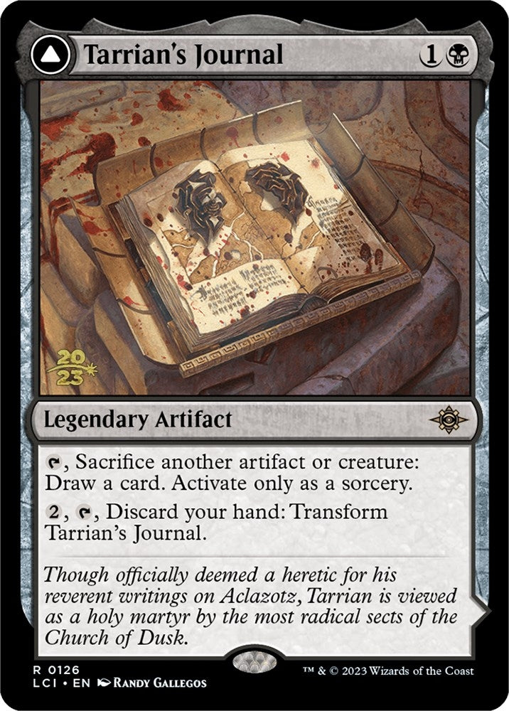 Image for Tarrian's Journal (126) [Prerelease Cards] - Magic: The Gathering