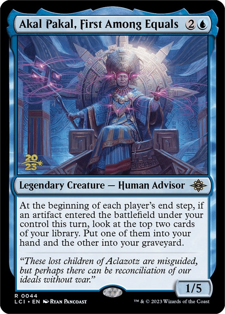 Image for Akal Pakal, First Among Equals (44) [Prerelease Cards] - Magic: The Gathering
