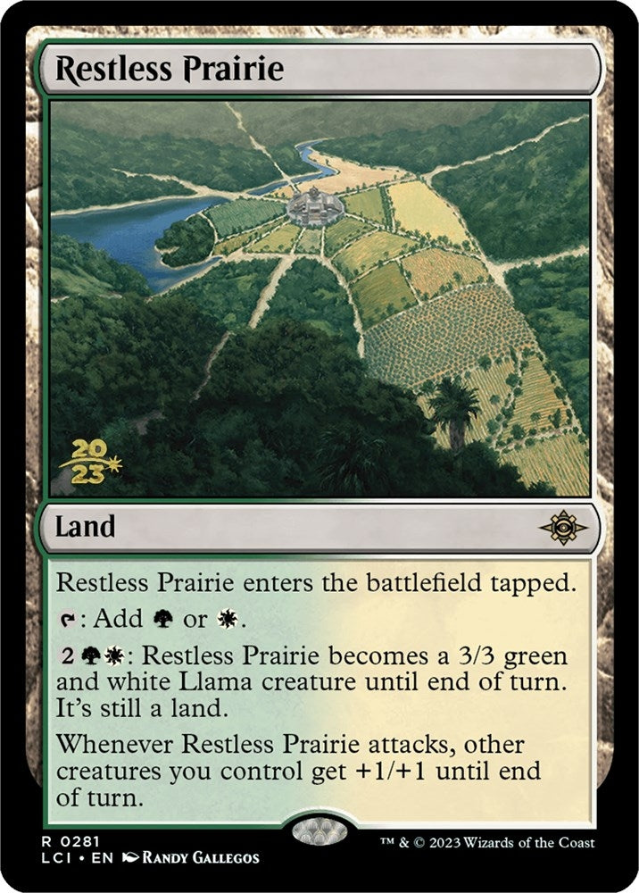 Image for Restless Prairie (281) [Prerelease Cards] - Magic: The Gathering