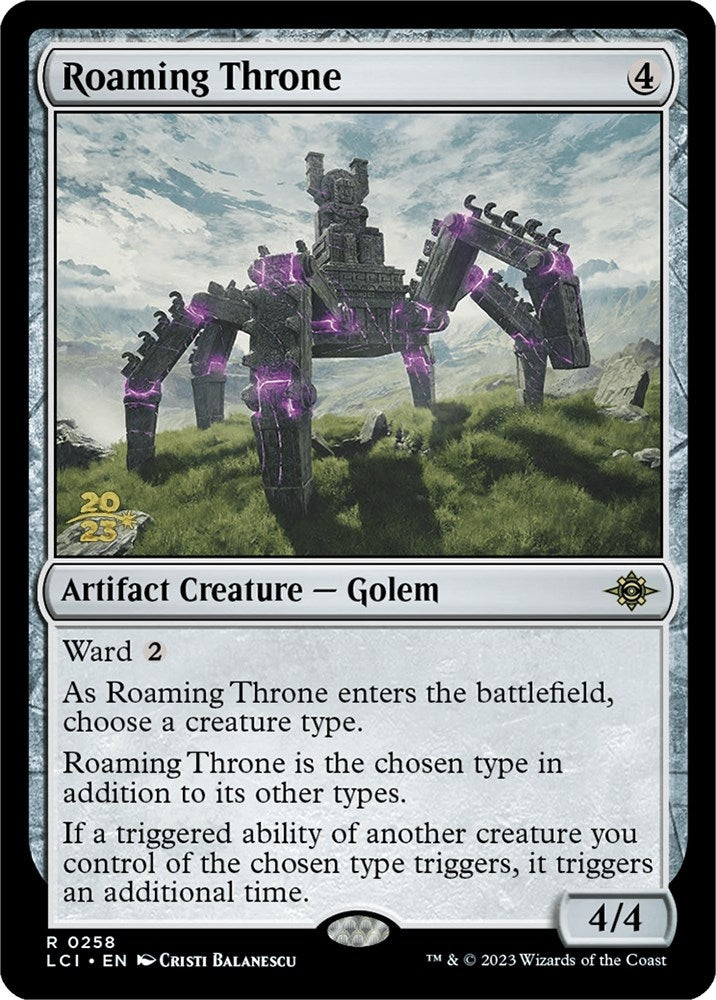 Image for Roaming Throne (258) [Prerelease Cards] - Magic: The Gathering