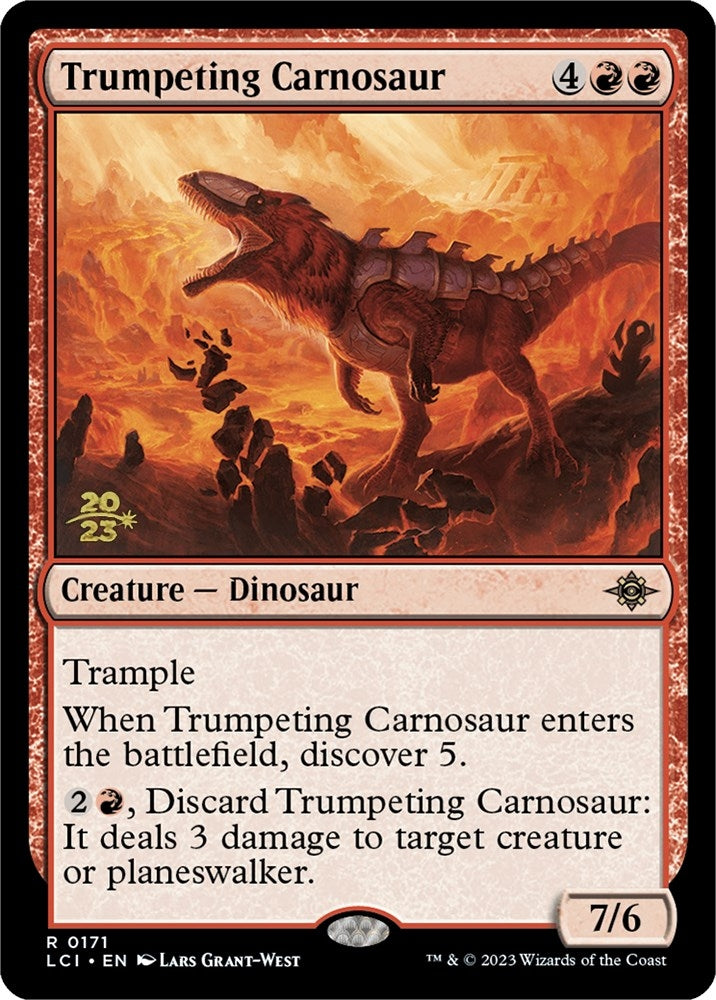 Image for Trumpeting Carnosaur (171) [Prerelease Cards] - Magic: The Gathering