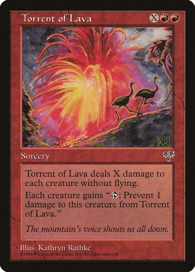 Image for Torrent of Lava [Mirage] - Magic: The Gathering