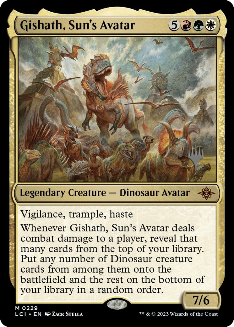 Image for Gishath, Sun's Avatar (229) [The Lost Caverns of Ixalan] - Magic: The Gathering