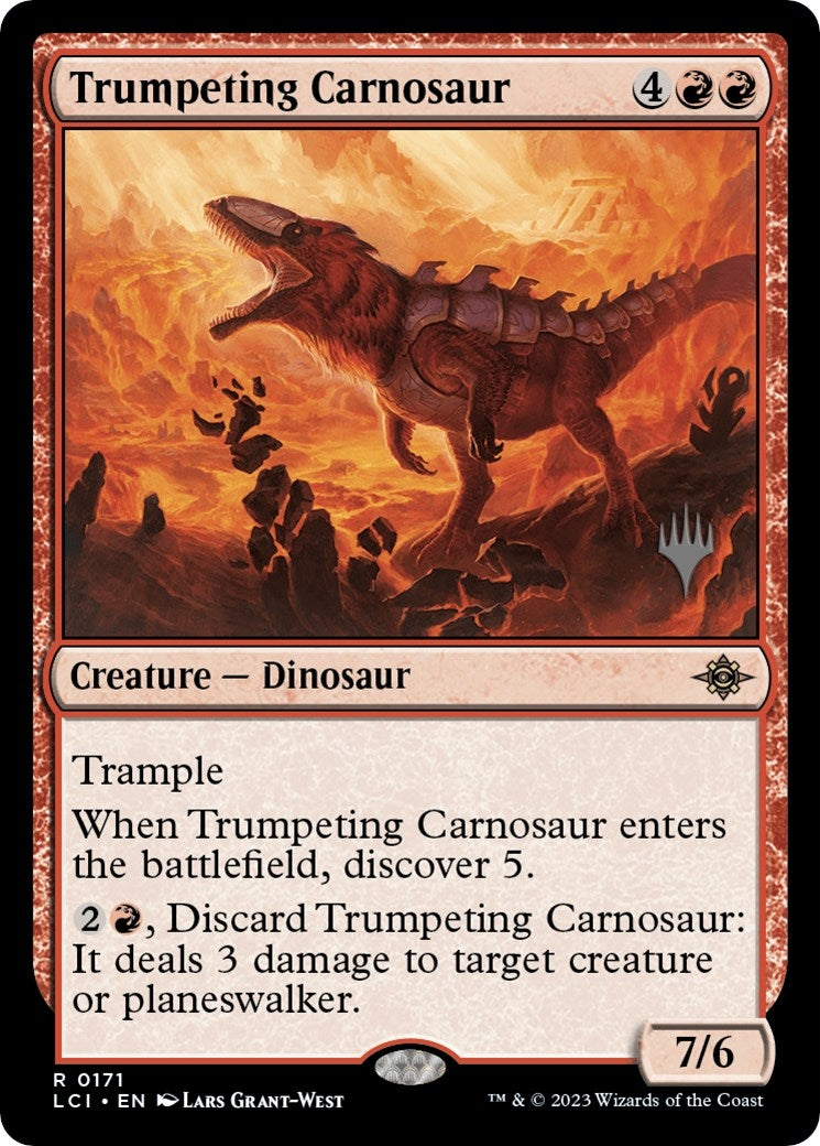 Image for Trumpeting Carnosaur (171) [The Lost Caverns of Ixalan] - Magic: The Gathering