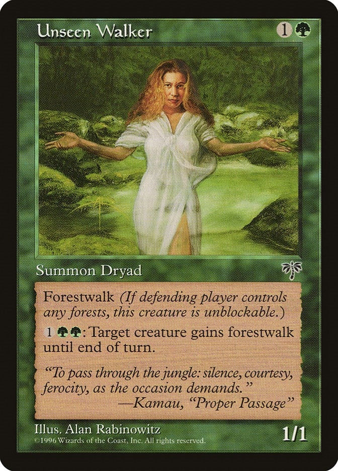 Image for Unseen Walker [Mirage] - Magic: The Gathering