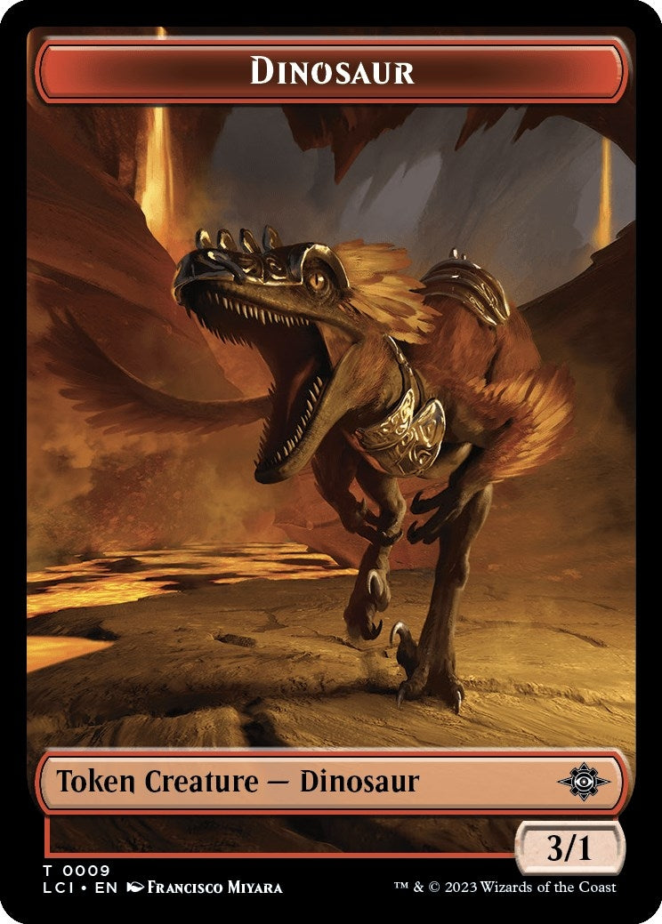 Image for Dinosaur Token (0009) (9) [The Lost Caverns of Ixalan] - Magic: The Gathering