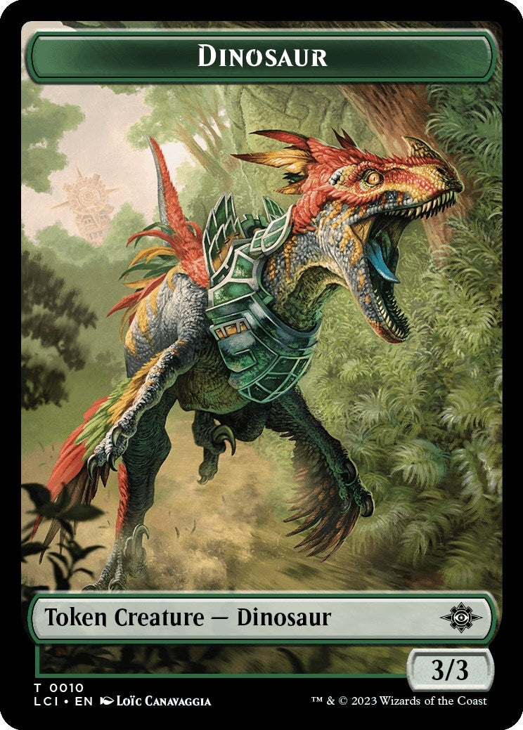 Image for Dinosaur Token (0010) (10) [The Lost Caverns of Ixalan] - Magic: The Gathering