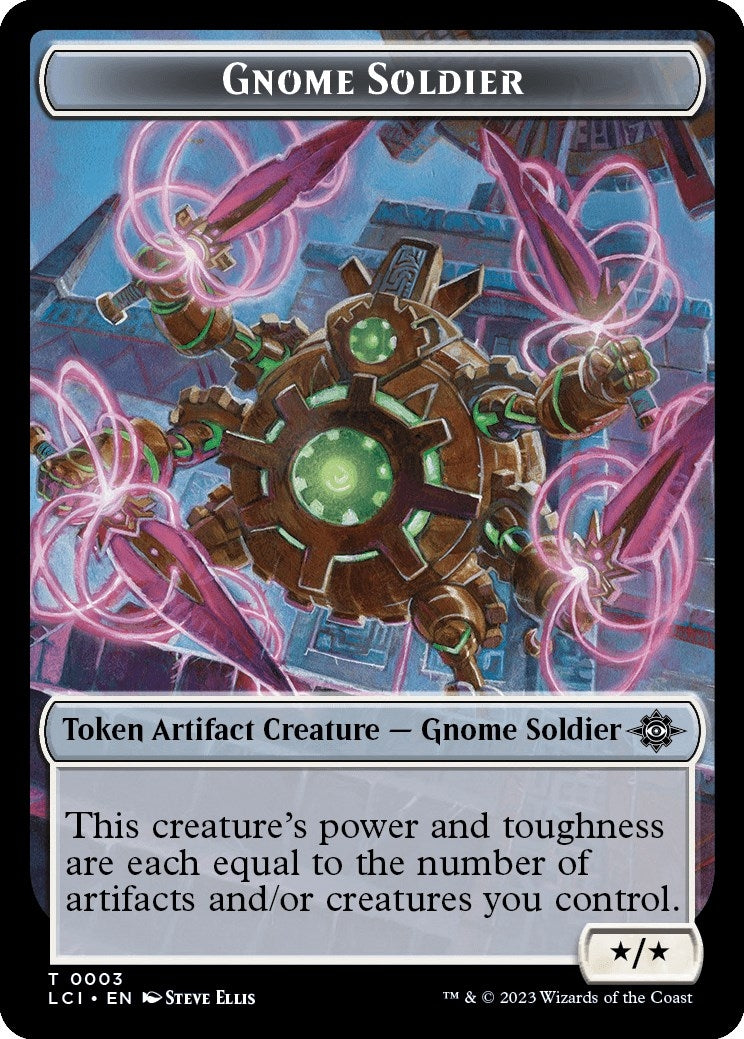 Image for Gnome Soldier Token (3) [The Lost Caverns of Ixalan] - Magic: The Gathering