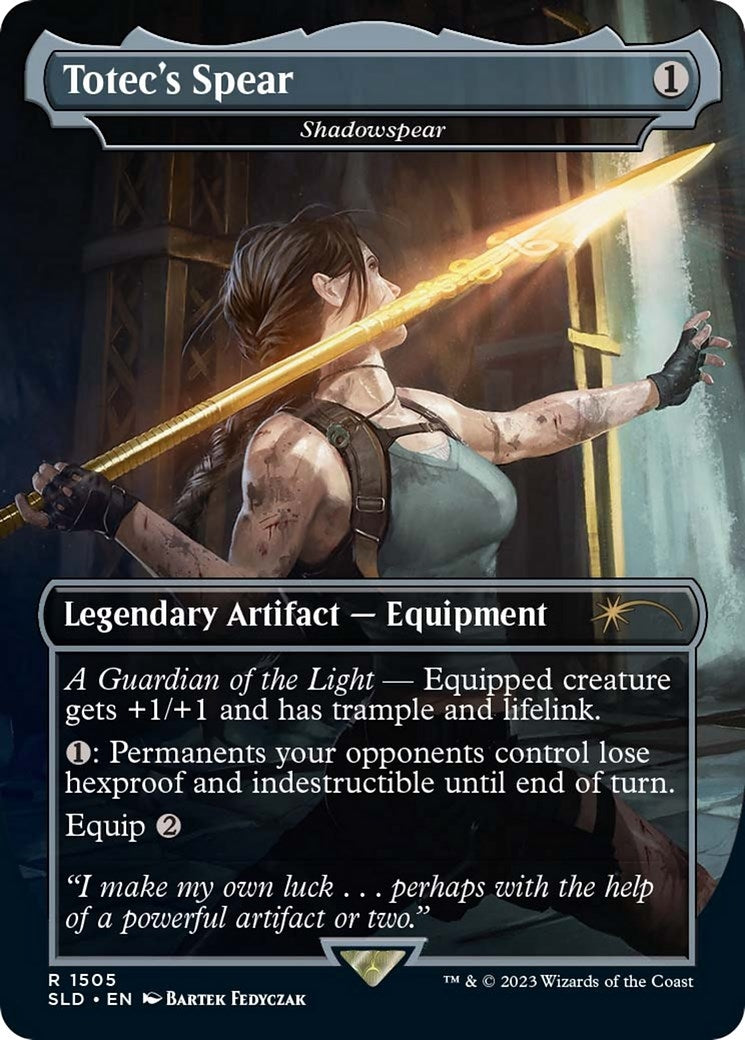 Image for Totec's Spear - Shadowspear (1505) [Secret Lair Drop Series] - Magic: The Gathering