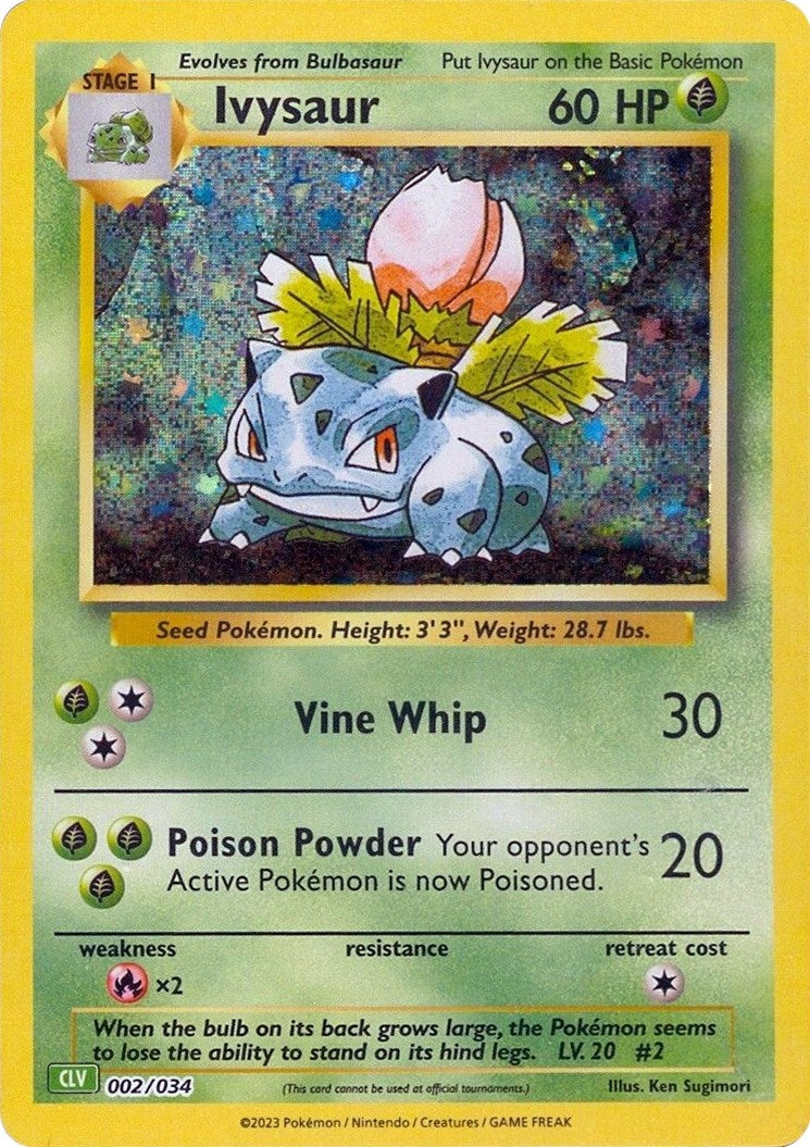 Image for Ivysaur (002/034) [Trading Card Game Classic] - Pokemon