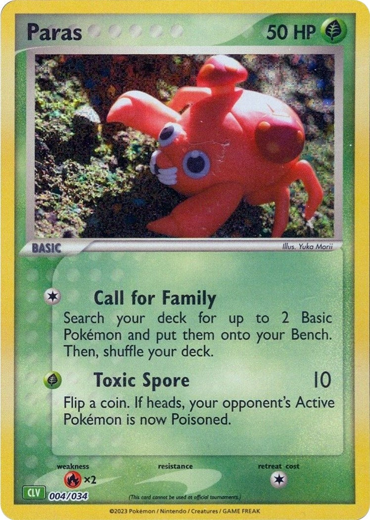 Image for Paras (004/034) [Trading Card Game Classic] - Pokemon