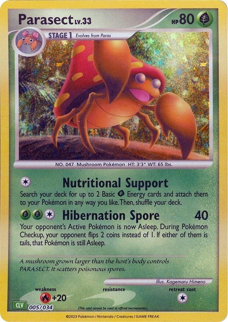 Image for Parasect (005/034) [Trading Card Game Classic] - Pokemon