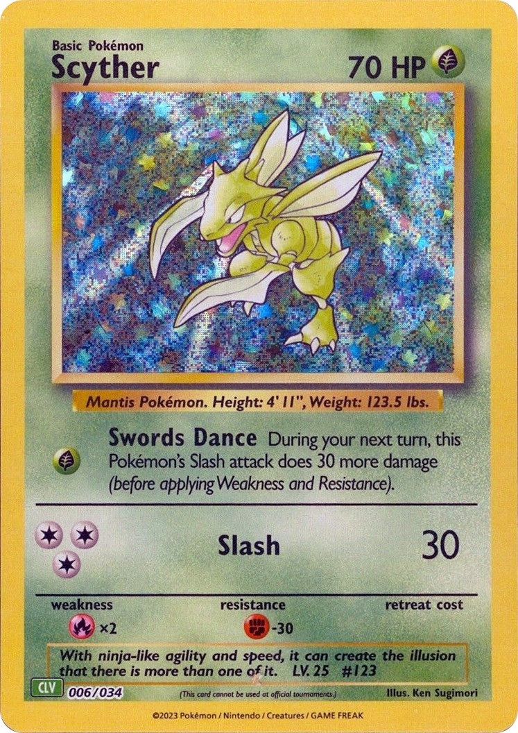 Image for Scyther (006/034) [Trading Card Game Classic] - Pokemon