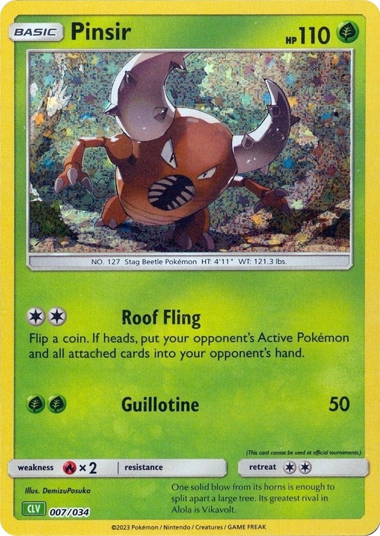 Pinsir (007/034) [Trading Card Game Classic]