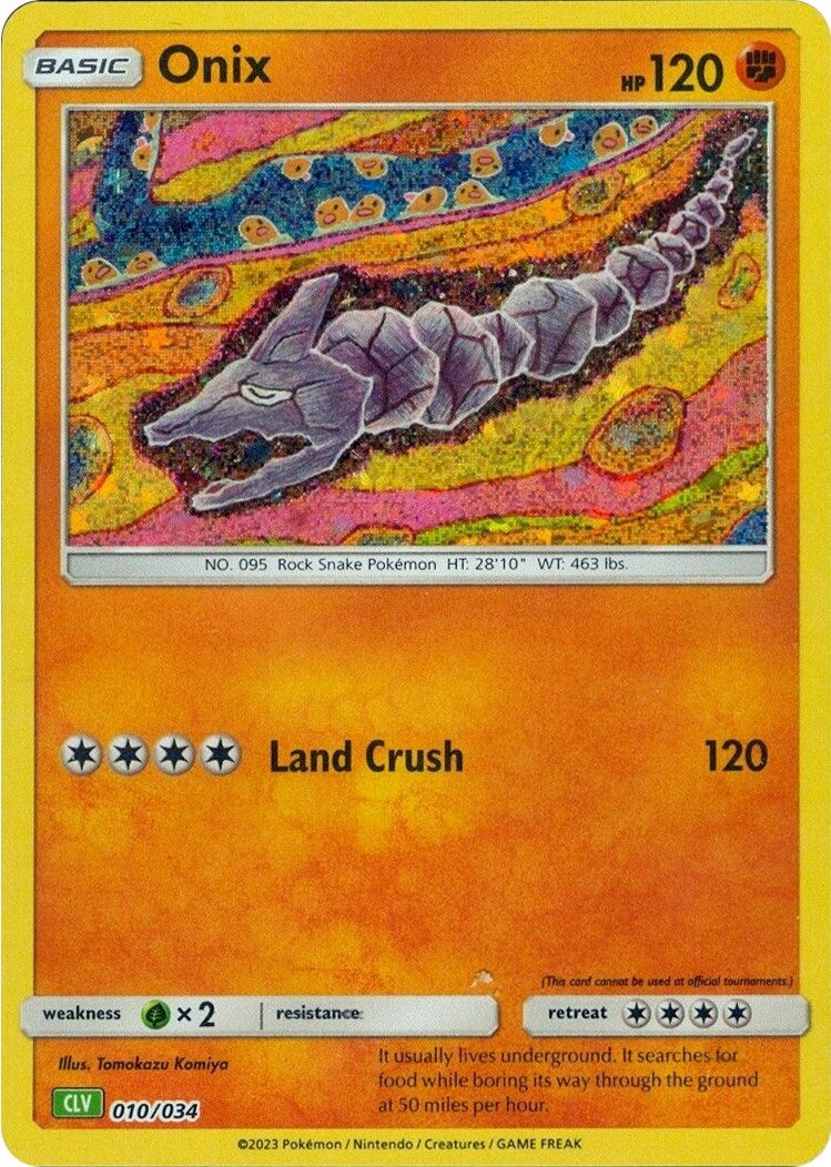 Image for Onix (010/034) [Trading Card Game Classic] - Pokemon
