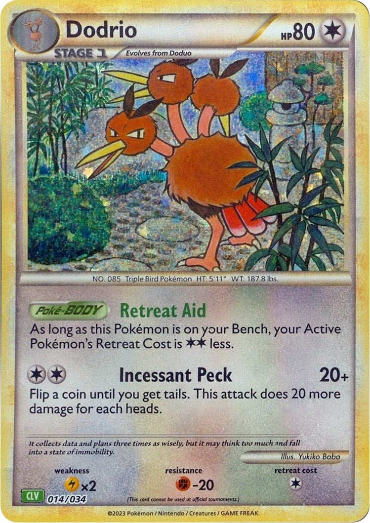 Image for Dodrio (014/034) [Trading Card Game Classic] - Pokemon