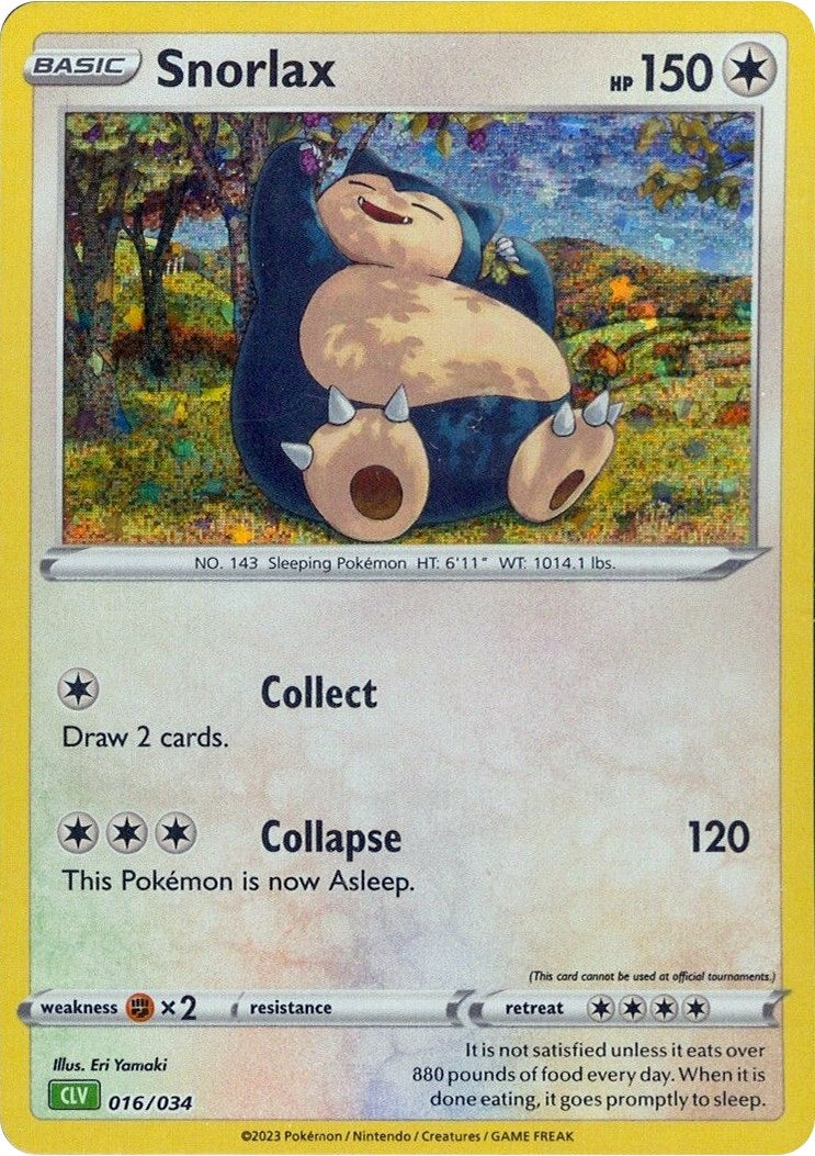 Image for Snorlax (016/034) [Trading Card Game Classic] - Pokemon