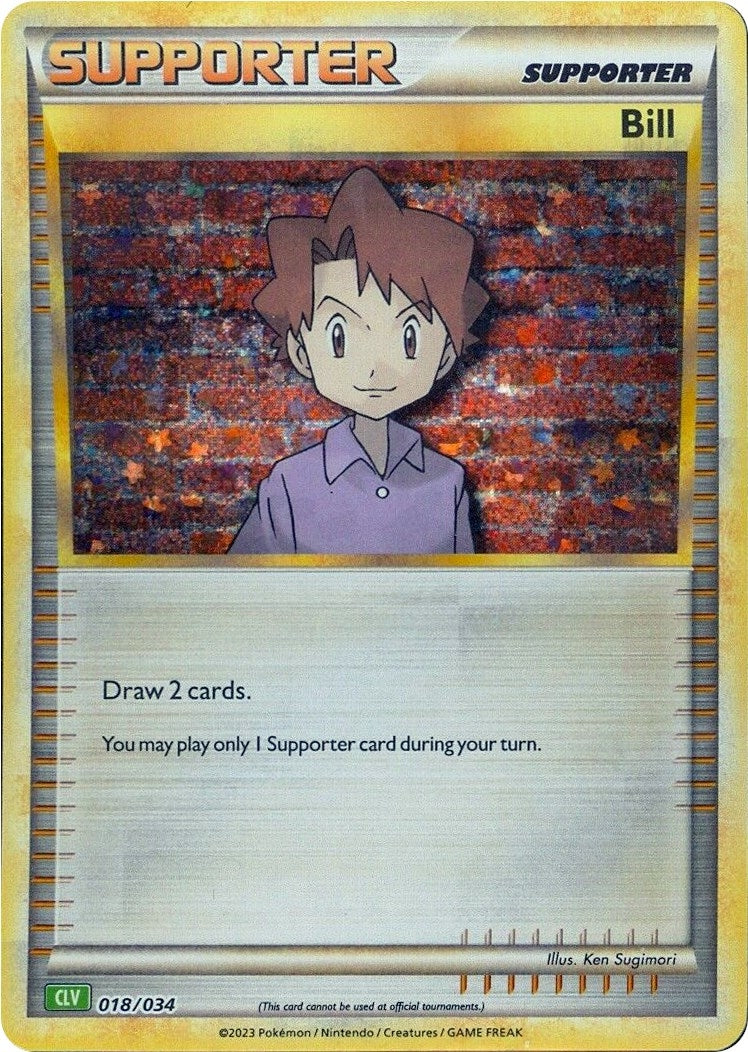 Image for Bill (CLV) (018/034) [Trading Card Game Classic] - Pokemon