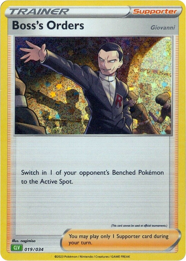 Image for Boss's Orders (CLV) (019/034) [Trading Card Game Classic] - Pokemon