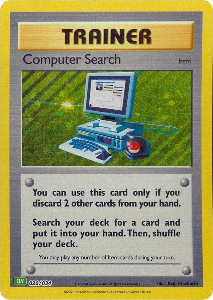 Image for Computer Search (CLV) (020/034) [Trading Card Game Classic] - Pokemon