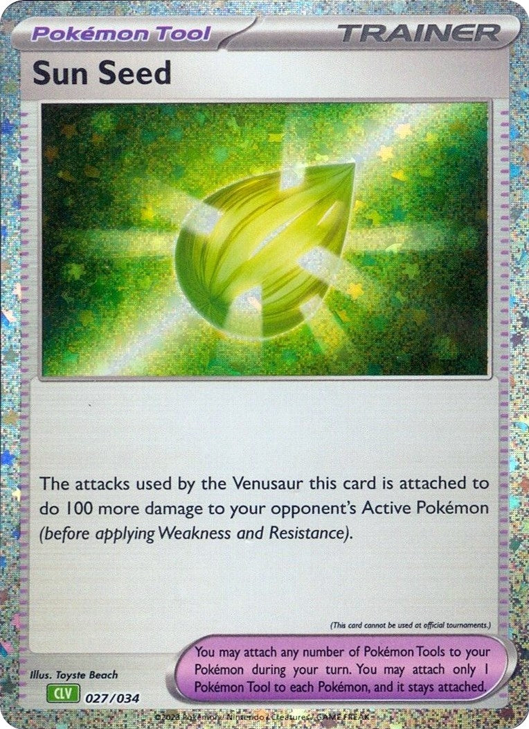 Image for Sun Seed (027/034) [Trading Card Game Classic] - Pokemon