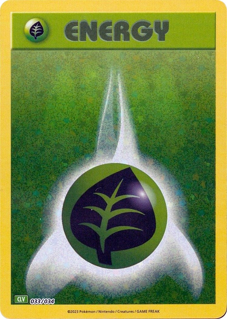 Image for Basic Grass Energy (033/034) [Trading Card Game Classic] - Pokemon