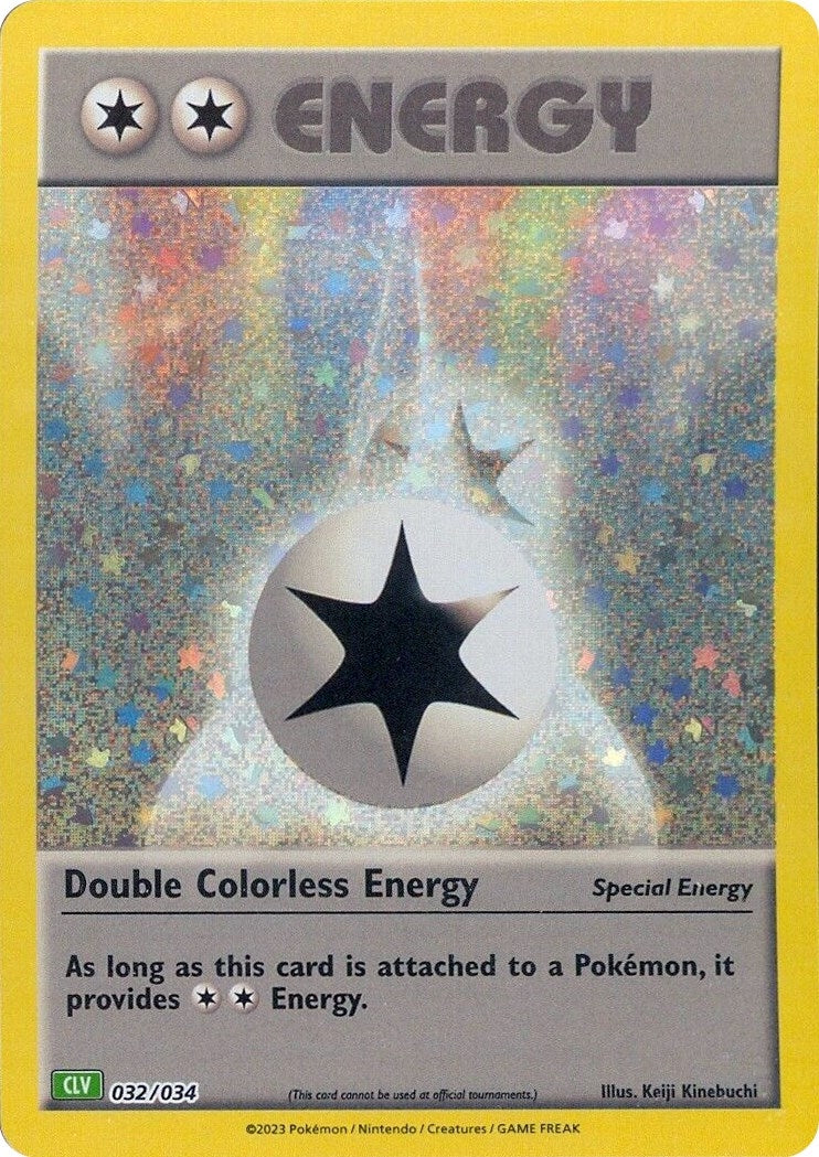 Image for Double Colorless Energy (CLV) (032/034) [Trading Card Game Classic] - Pokemon